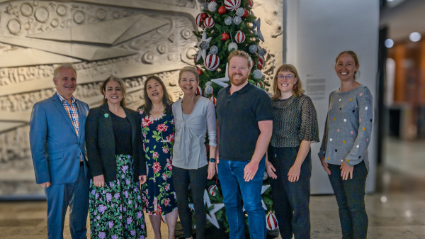 Photo of Nicky McDonald and the Office for Seniors team